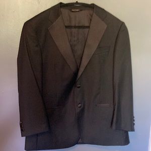 2 Piece Pronto Moda Super 140’s  Suit in Black.